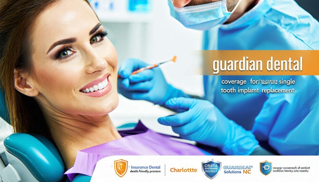 guardian dental coverage for single tooth implant replacement