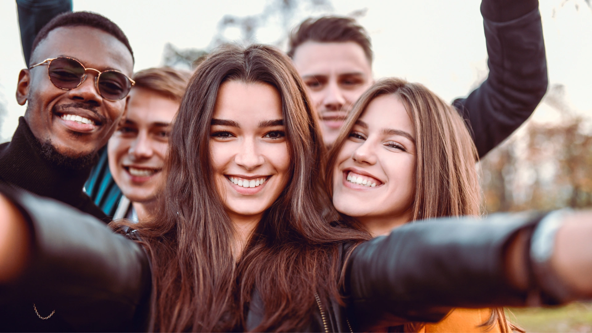 friends smiling